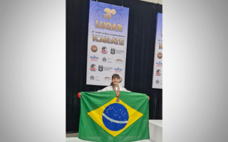Mariana conquistou o terceiro lugar de sua categoria. 