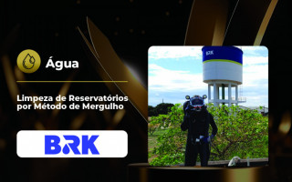 O projeto desenvolvido pela companhia permite a limpeza de reservatórios sem a necessidade de esvaziamento.