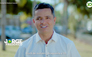  candidato a prefeito Jorge Frederico (Republicanos), da Coligação Araguaína Pode Mais.