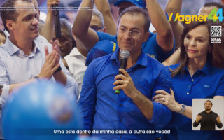  candidato à reeleição para a prefeitura de Araguaína, Wagner Rodrigues.