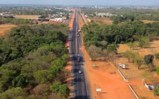 Trecho da BR-153 em Gurupi
