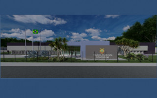 Maquete virtual da nova sede da Polícia Federal em Araguaína
