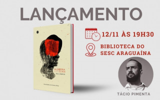 Livro de poesia Algibeira dos Olhos, de Tácio Pimenta
