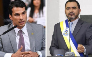 Senador Irajá Abreu e governador Wanderlei Barbosa 