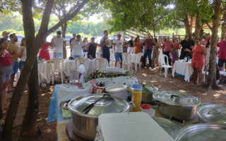 Almoço promovido por apoiadores 