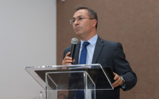 Prefeito de Araguaína, Wagner Rodrigues, durante a diplomação 