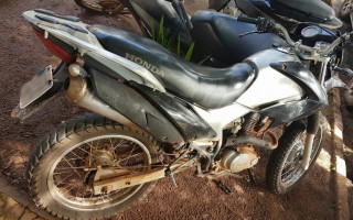 Moto foi recuperada pela segunda vez pela PM de Araguaína