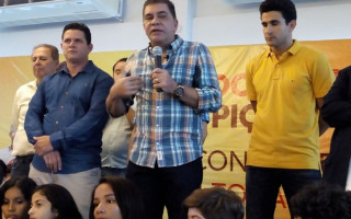 Amastha durante encontro do PSB em Araguaína.