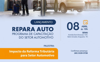 Profissionais do setor automotivo terão acesso a conteúdo prático sobre impactos da reforma tributária.