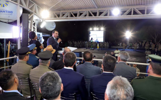  Governador Wanderlei Barbosa concede promoções durante solenidade no Quartel do Comando-Geral da PMTO