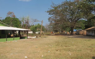 Aldeia Txuiri, na Ilha do Bananal, onde a vítima desapareceu durante o banho no rio Javaés.