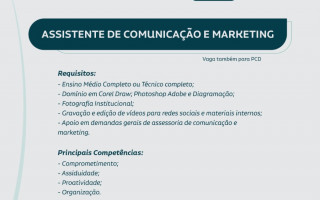 Vaga aberta para profissional de Comunicação e Marketing no Hospital Dom Orione