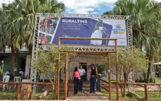 Entrada do Pavilhão da Agricultura Familiar, coordenado pelo Ruraltins, um dos destaques da Agrotins 25 anos 