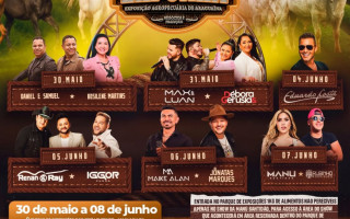 Expoara 2025 acontece de 30 de maio a 08 de junho, no Parque de Exposições Dair José Lourenço, em Araguaína.
