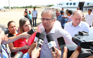 Governador Marcelo Miranda chegou a Palmas na manhã deste sábado, 07