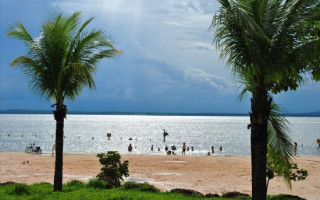 Praia da Graciosa, em Palmas.