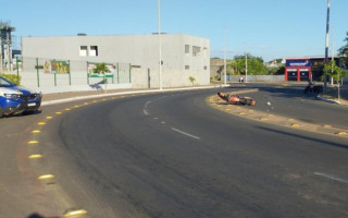 Local do acidente foi isolado para perícia na manhã deste domingo.