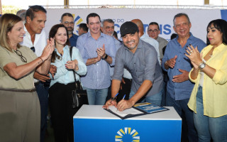 Assinatura da Ordem de Serviço marca o início das obras de revitalização da Barragem Taboca, com investimento de R$ 33,35 milhões 