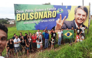 Outdoor do Bolsonaro em Araguaína