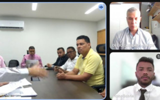 Promotor de Justiça Pedro Jainer Passos Clarindo da Silva conduziu a reunião