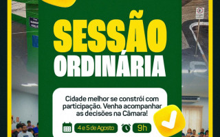 Vereadores retomam sessões ordinárias na Câmara de Araguaína.
