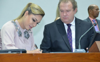 Luana destacou também sua responsabilidade à frente do Legislativo