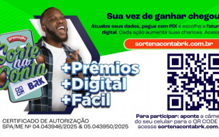 Sorte na Conta BRK está de volta com sorteio de diversos prêmios mensais  
