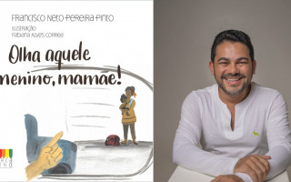 Francisco Neto Pereira Pinto apresenta Olha aquele menino, mamãe!, obra que ensina crianças a refletirem sobre solidariedade e desigualdade social.