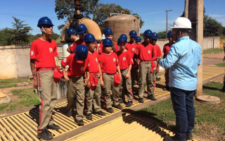 70 estudantes conheceram a unidade e receberam orientações sobre Educação Ambiental