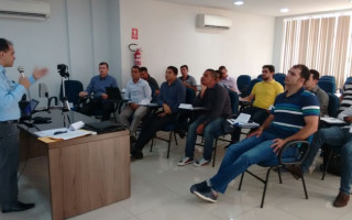 Boenergio em treinamento de oratória para equipe da Taesa Engenharia.