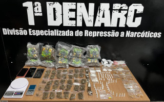 Ação levou a apreensão de drogas em Palmas