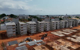 Com previsão de entrega para o primeiro semestre de 2026, os 416 apartamentos estão sendo construídos em uma área entre os setores Martins Jorge e São Miguel