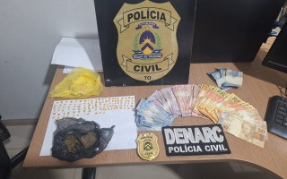  Polícia Civil desarticula ponto de venda de drogas na região da Feirinha, em Araguaína 