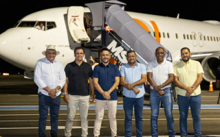 Presidente da Câmara Municipal, Max Fleury, participou da cerimônia ao lado de vereadores da Casa, do prefeito Wagner Rodrigues, de representantes do Governo do Estado e de deputados estaduais e federais.