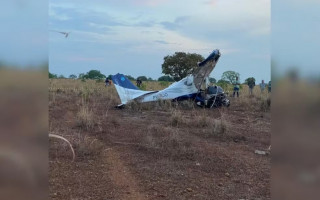 Situação que ficou a aeronave que caiu em Fátima