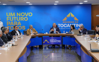 Governador do Tocantins, Laurez Moreira, anunciou, durante coletiva de imprensa realizada na sala de reuniões do Palácio Araguaia, um conjunto de medidas emergenciais voltadas para a reestruturação e o equilíbrio da saúde pública estadual