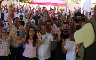 Vicentinho encerra 1º dia de campanha pelo sudeste com grande concentração em Dianópolis