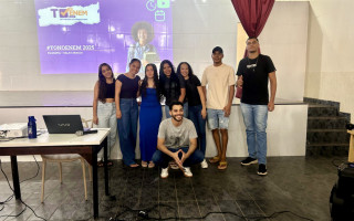 Estudantes de Almas, da SRE de Dianópolis, durante as aulas do #TOnoEnem 2025 que oferece preparação extra para os concluintes do ensino médio rumo ao Enem e vestibulares
