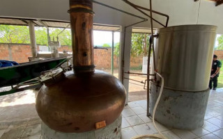 Estruturas foram encontradas em Combinado, região sudeste do estado 