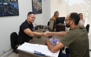 Atendimento da equipe de prospectores 