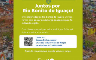 O valor total das contribuições, que devem ser enviadas até o dia 16 de novembro (domingo), será dobrado pela cooperativa.
