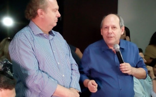 Ronaldo Dimas ao lado do Governador Mauro Carlesse, em 2018 