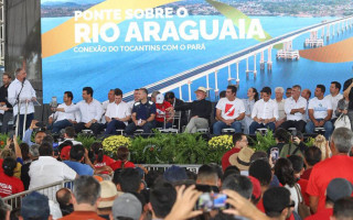  Governador  Laurez Moreira celebrou a entrega da maior obra de integração entre Tocantins e Pará, destacando a realização de um sonho histórico da população