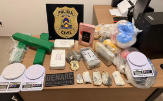 Cerca de 6kg de drogas apreendidos pela Polícia Civil em Araguaína 