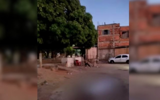 Local onde aconteceu o crime, na 1.206 sul