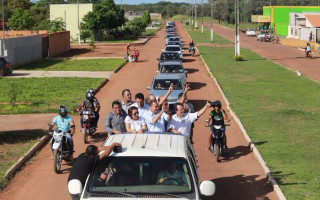 Carreata do senador e candidato ao governo Vicentinho Alves (PR)