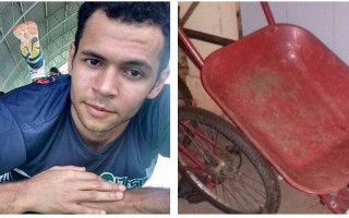 Hiago Ferreira da Silva confessou ter usado um carrinho de mão para desovar o corpo