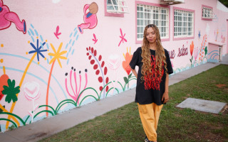 A intervenção foi idealizada por Marianna Castro