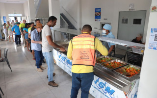 O Restaurante Popular manterá seu funcionamento normal inclusive aos sábados, com exceção dos dias 25/12 e 1°/01.