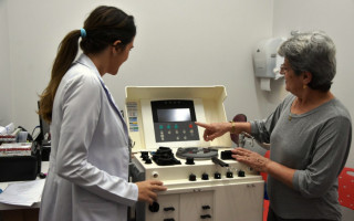  A equipe foi treinada para o uso do equipamento